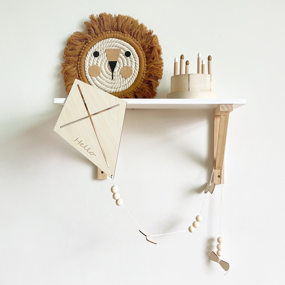 INS Nordic Wooden Kite Wall Or - đánh giá và giá Baby Nursery Needs