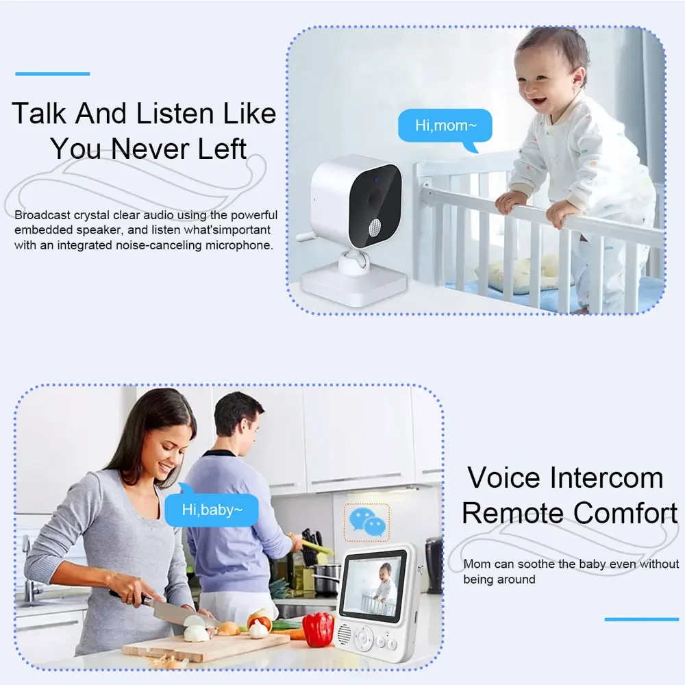 2.8 Inch Video Baby Monitor Wi - đánh giá và giá Baby Nursery Camera