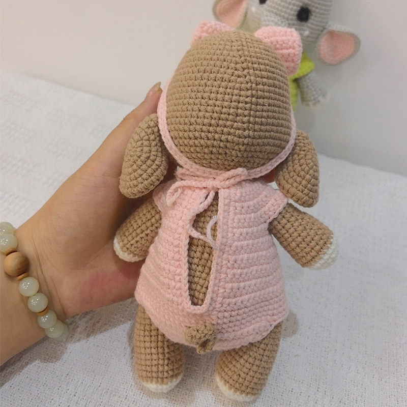 Handmade Crochet Elephant Coup - đánh giá và giá Baby Nursery Game