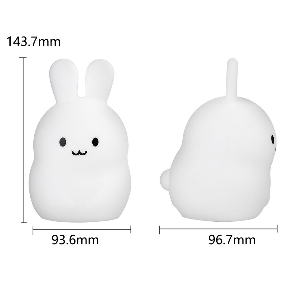 Touch Sensor Rabbit Night Ligh - đánh giá và giá Baby Nursery Night Light