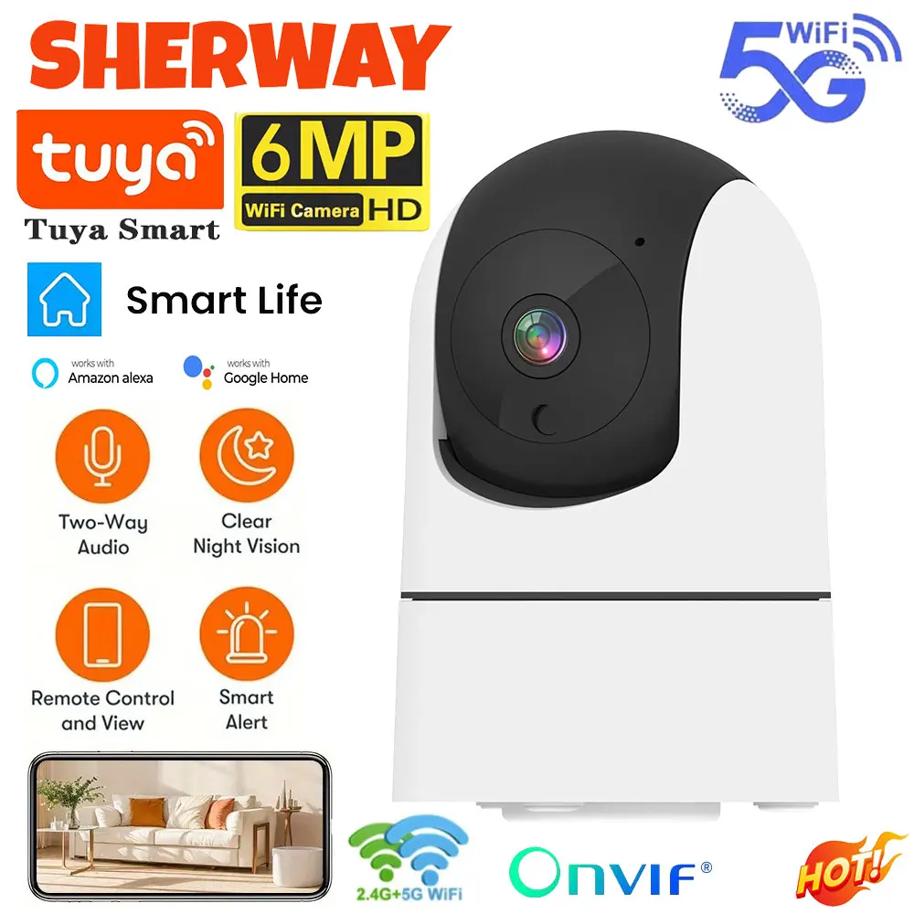 Tuya 5G WiFi IP Camera Indoor  - đánh giá và giá Baby Nursery Camera