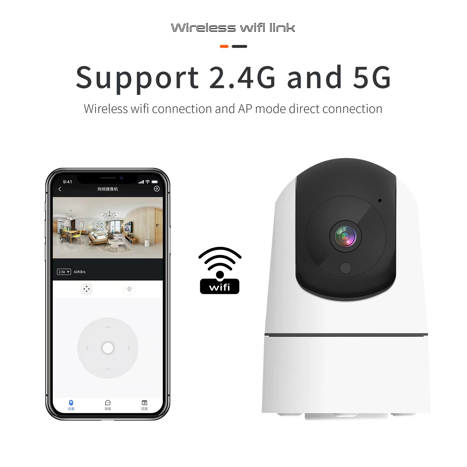Tuya 5G WiFi IP Camera Indoor  - đánh giá và giá Baby Nursery Camera