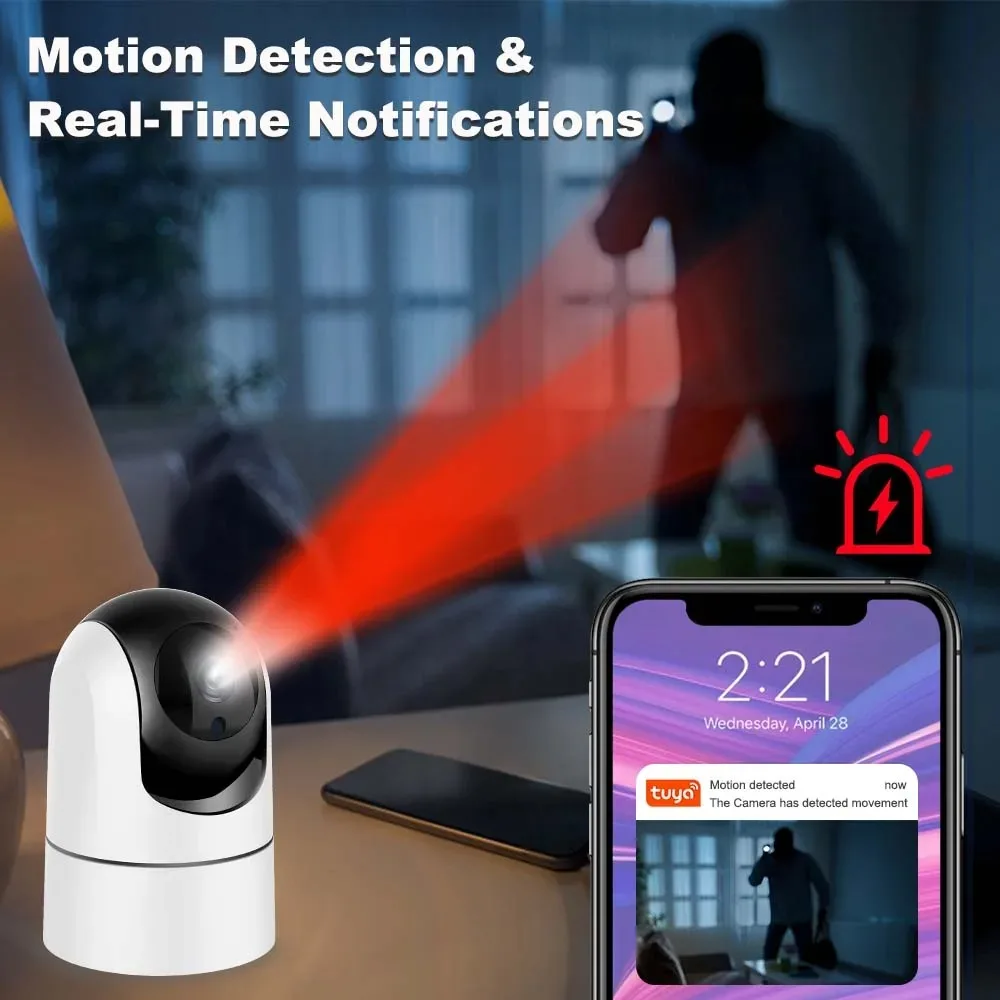 Tuya 5G WiFi IP Camera Indoor  - đánh giá và giá Baby Nursery Camera