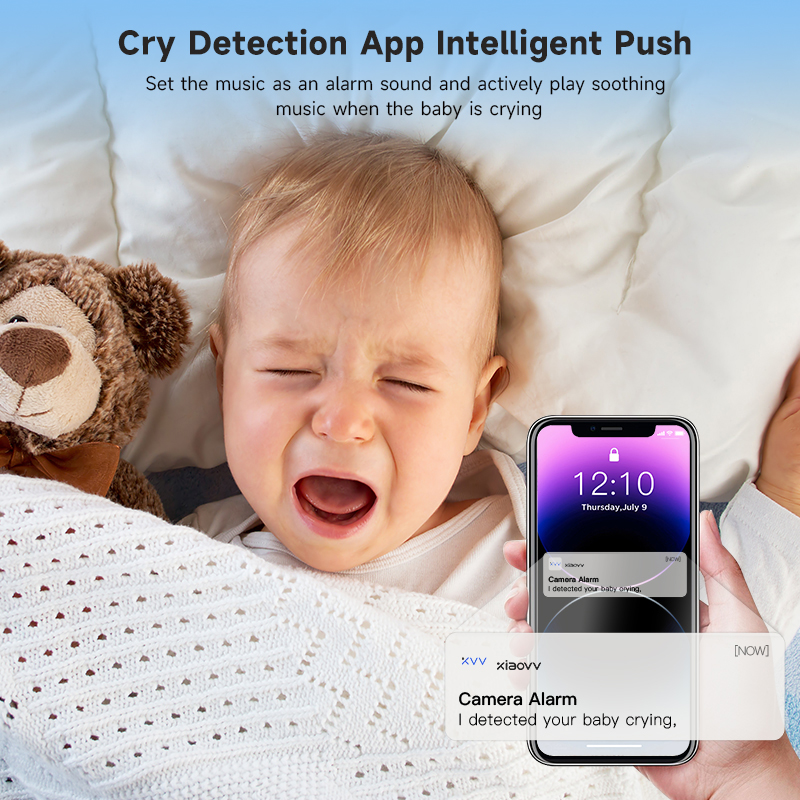 4MP WiFi xiaovv indoor Baby Mo - đánh giá và giá Baby Nursery Camera