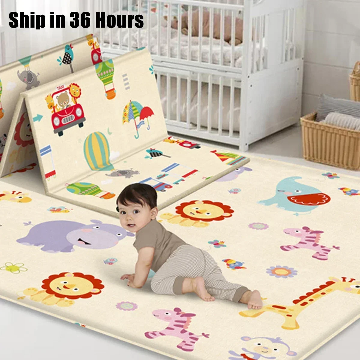 Foldable Children's Carpet Bab - đánh giá và giá Baby Nursery Games