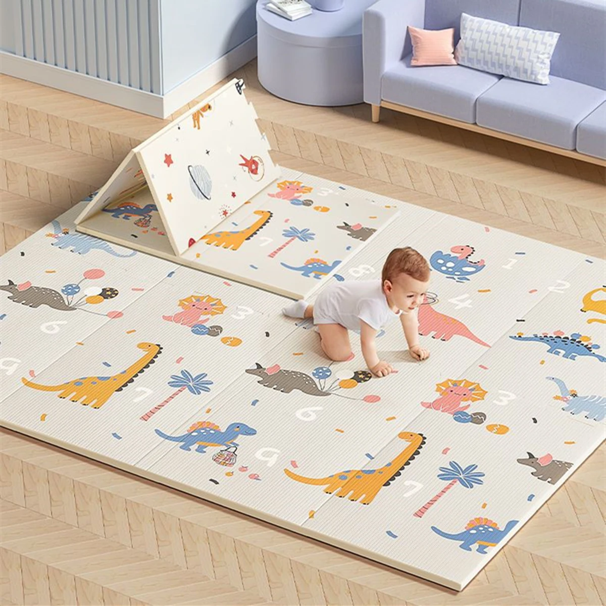 Foldable Children's Carpet Bab - đánh giá và giá Baby Nursery Games