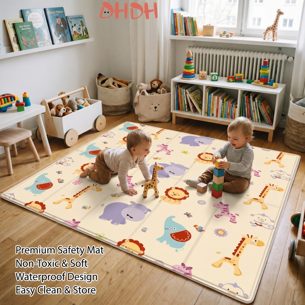 Baby Play Mat Foldable Crawlin - đánh giá và giá Baby Nursery Games