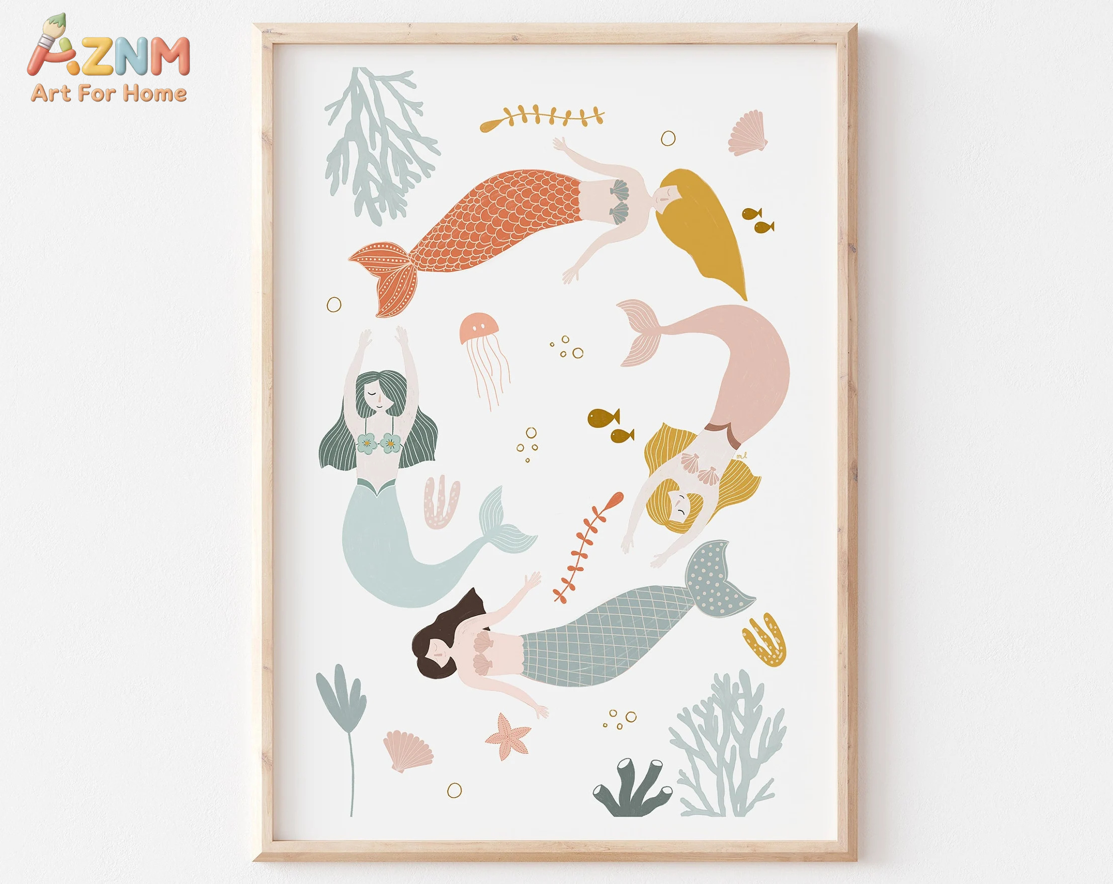 Boho Nursery Ocean Themed Pink - đánh giá và giá Baby Nursery Ocean