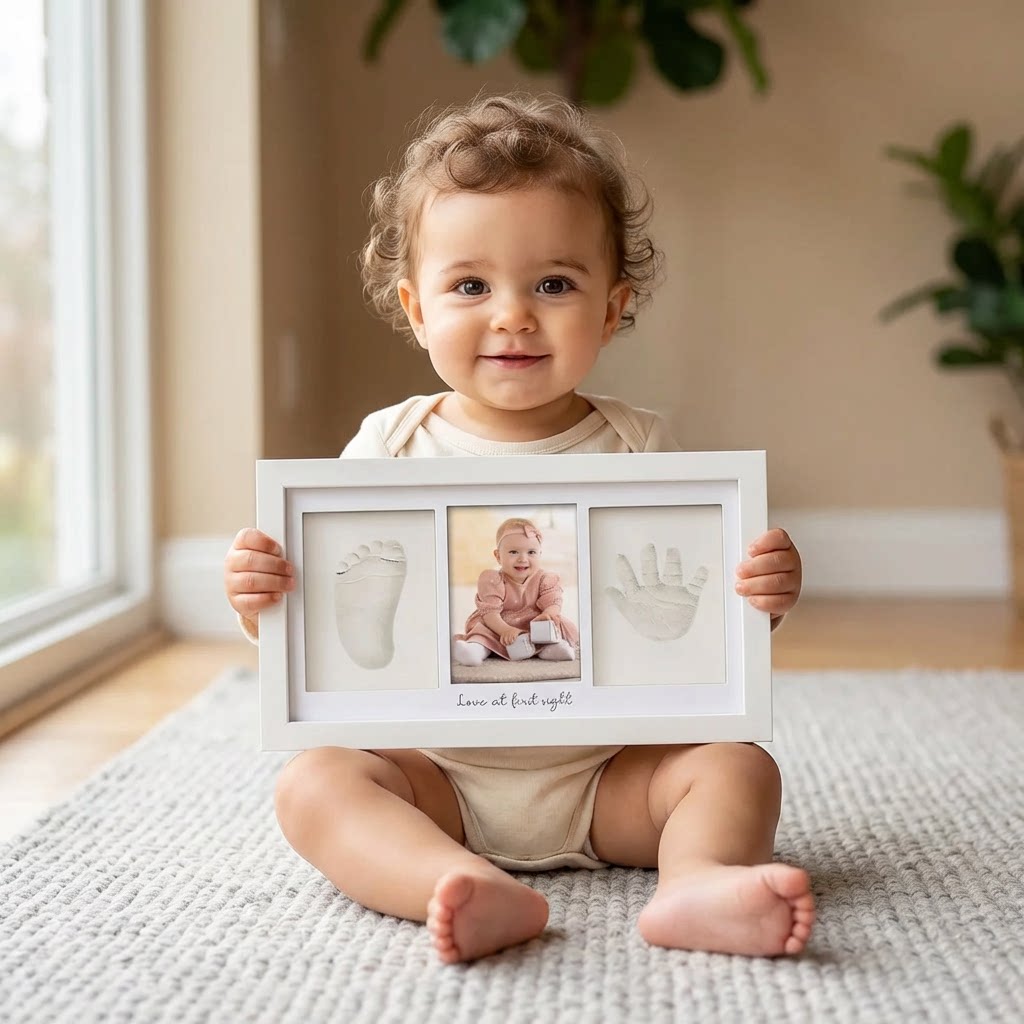 Baby Hand and Footprint Keepsa - đánh giá và giá Baby Nursery Picture Frames