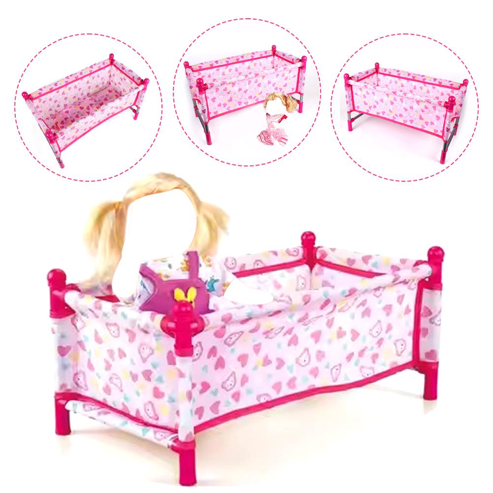 Toy Bed Simulation Baby Doll B - đánh giá và giá Baby Nursery Bed