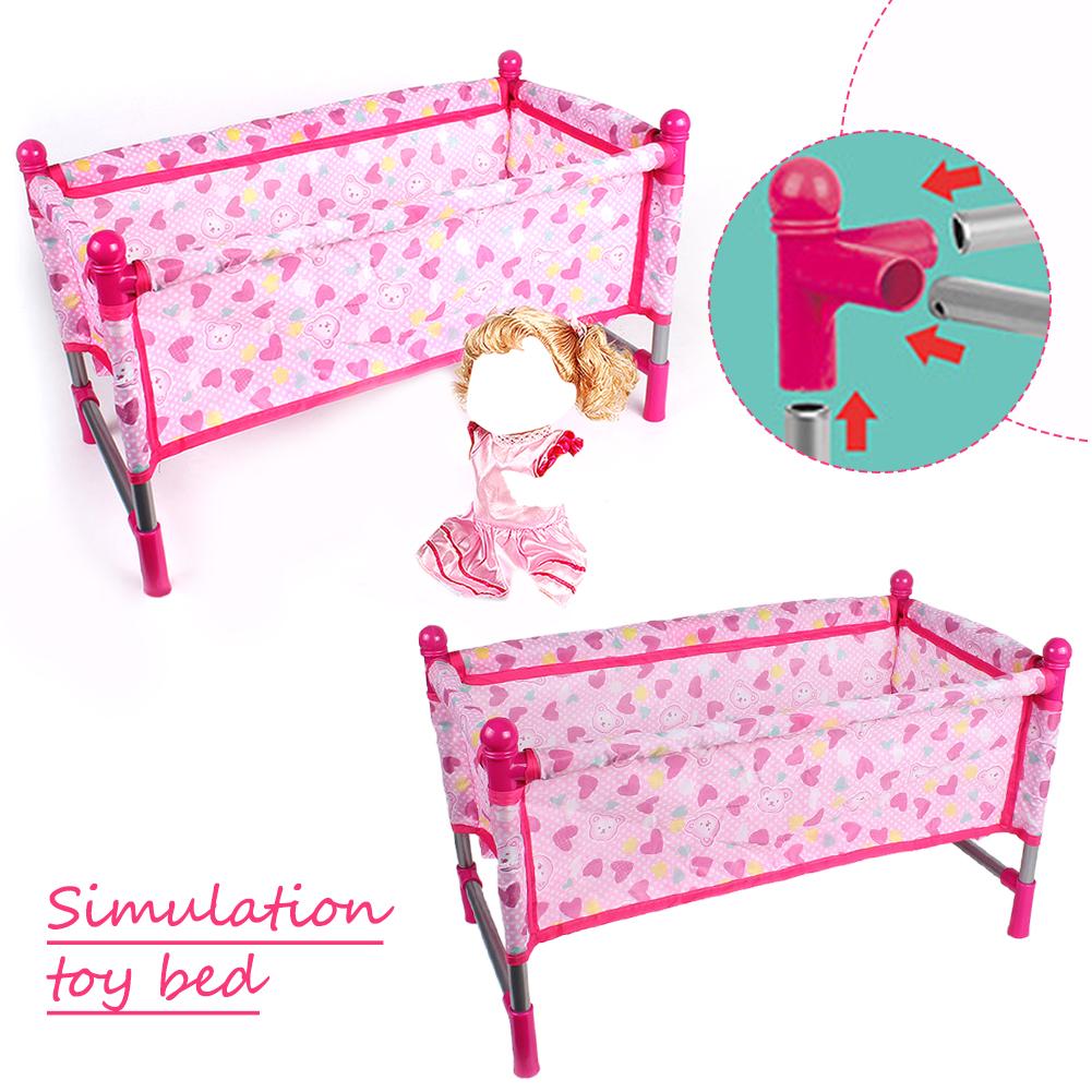 Toy Bed Simulation Baby Doll B - đánh giá và giá Baby Nursery Bed