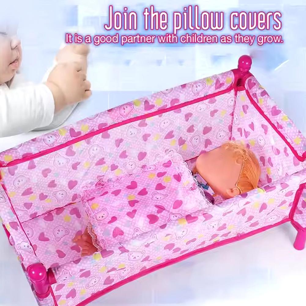 Toy Bed Simulation Baby Doll B - đánh giá và giá Baby Nursery Bed