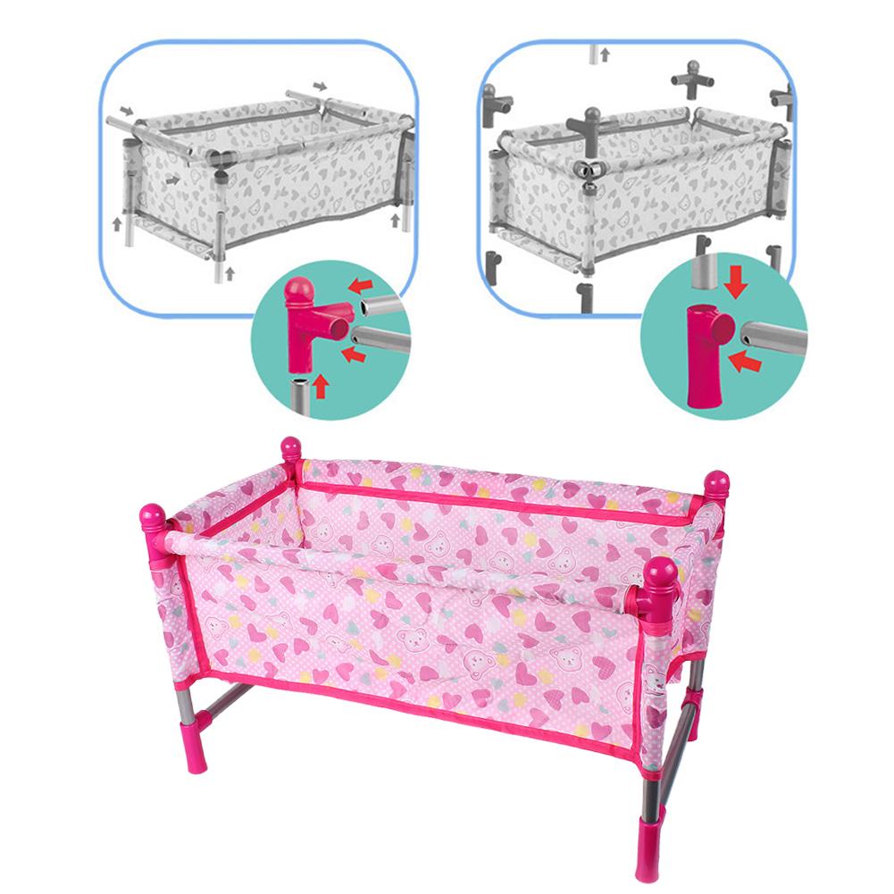 Toy Bed Simulation Baby Doll B - đánh giá và giá Baby Nursery Bed