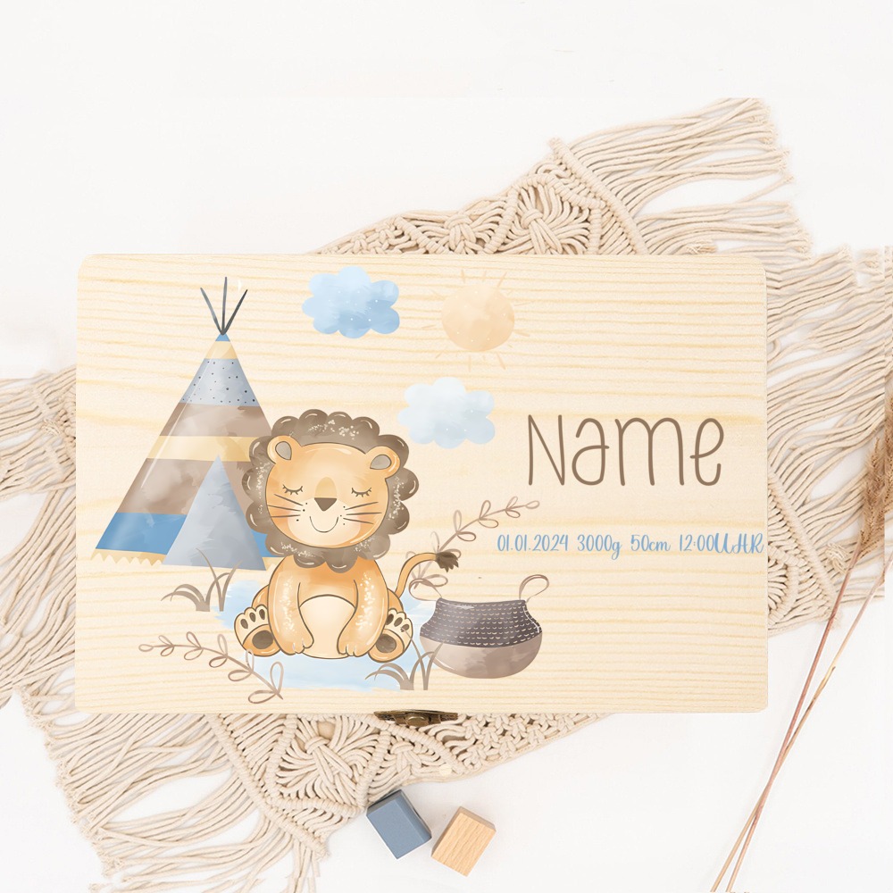Personalized Baby Memory Box B - đánh giá và giá Baby Keepsake Box