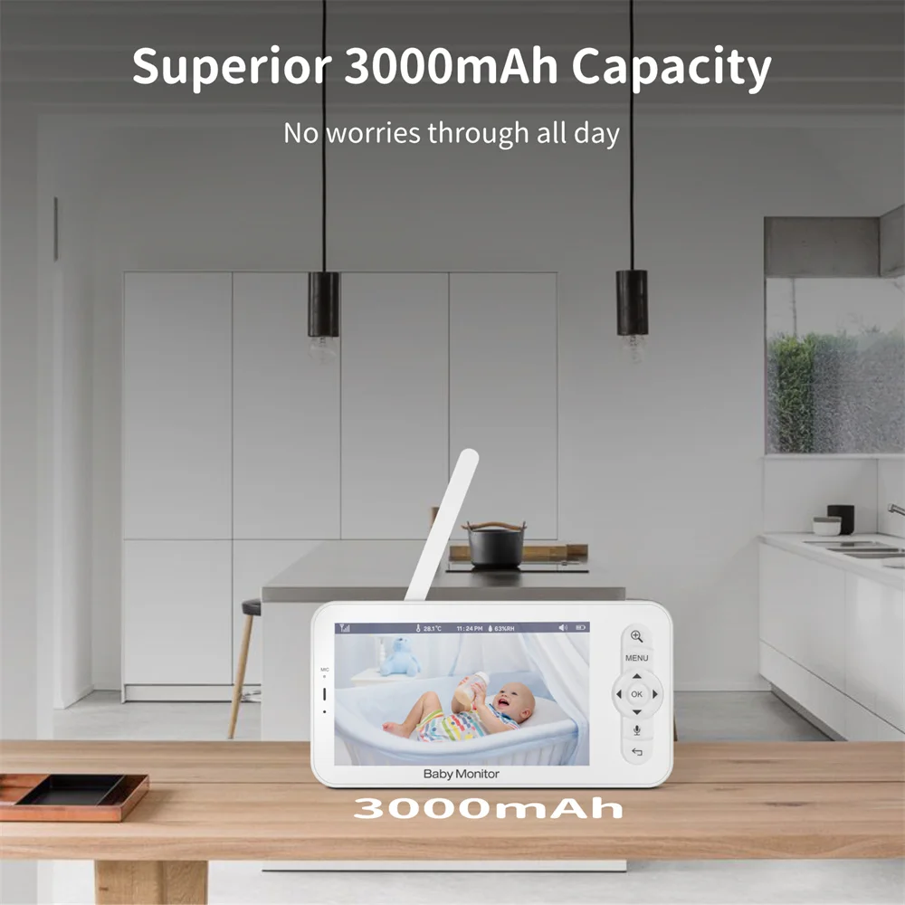 Babystar 5 Inch Wifi Baby Moni - đánh giá và giá Baby Nursery Camera
