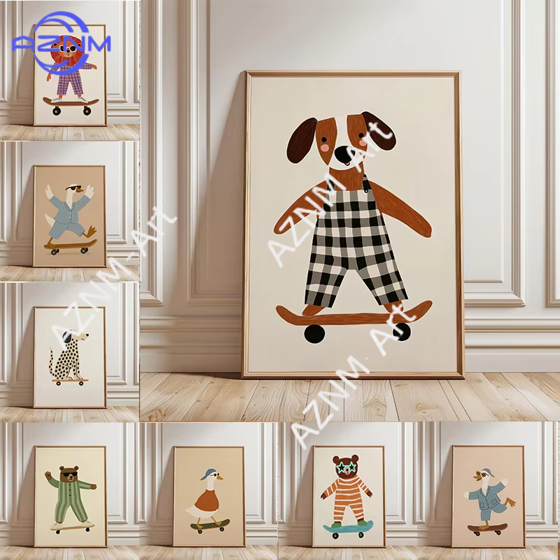 1PC Funny Animal Skateboarding - đánh giá và giá Baby Nursery Needs