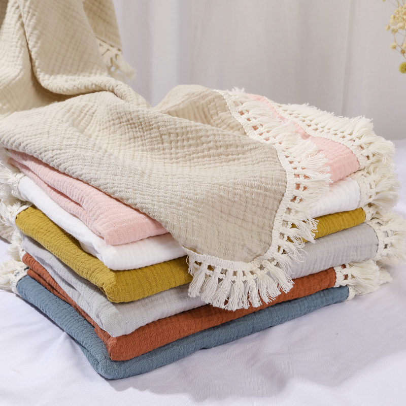 Cotton Muslin Swaddle Blankets - đánh giá và giá Baby Nursery Bed