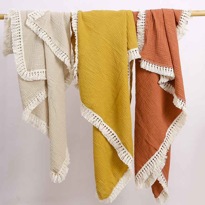 Cotton Muslin Swaddle Blankets - đánh giá và giá Baby Nursery Bed