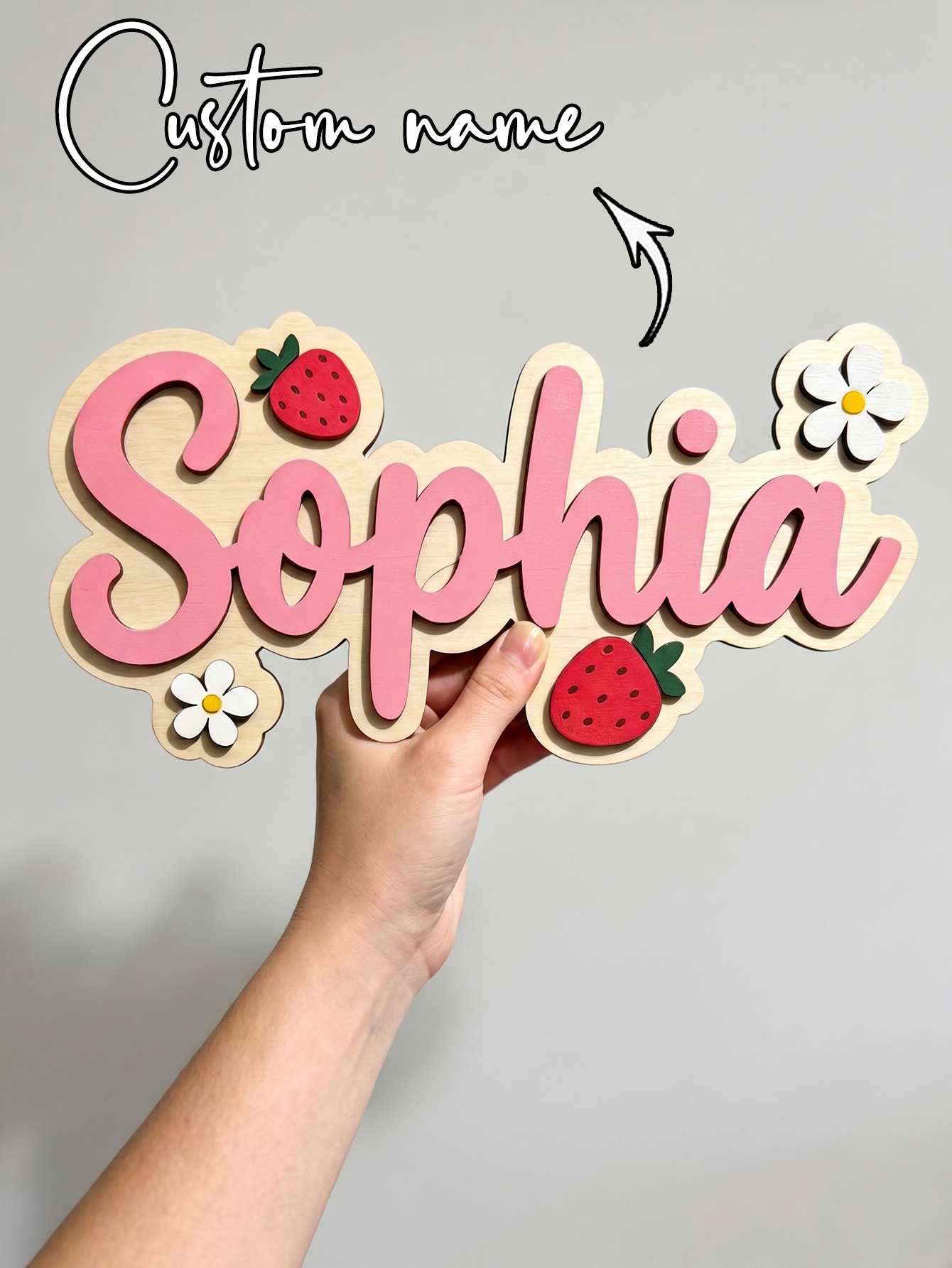 Custom Name Strawberry Daisy W - đánh giá và giá Baby Nursery Needs