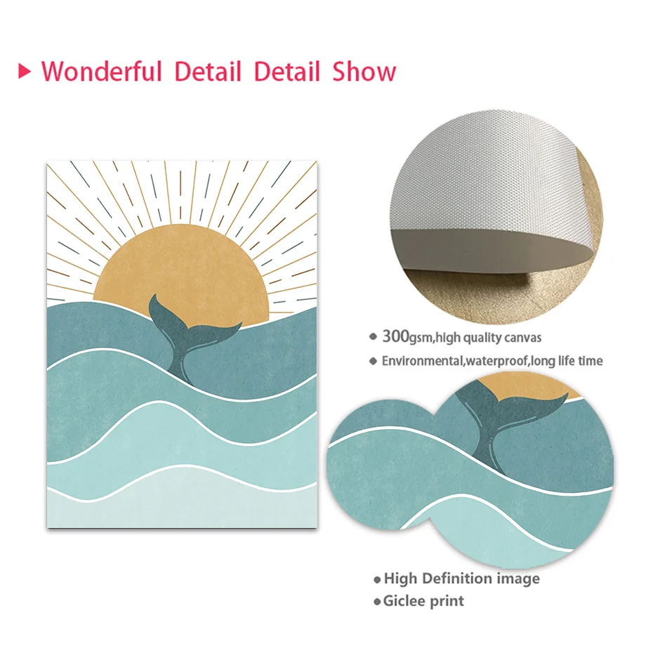 1pc frameless Fish Whale Seagu - đánh giá và giá Baby Nursery Ocean