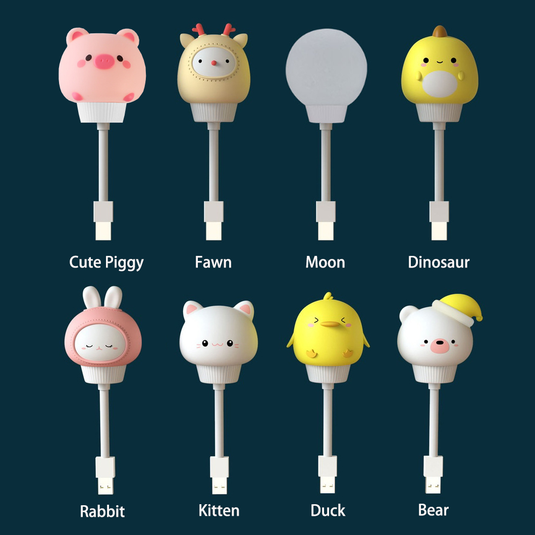 USB Night Light LED Cute Carto - đánh giá và giá Baby Nursery Night Light
