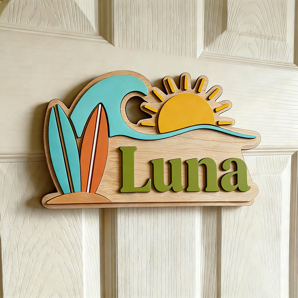 Custom Beach Wave Surfboard Su - đánh giá và giá Baby Nursery Ocean