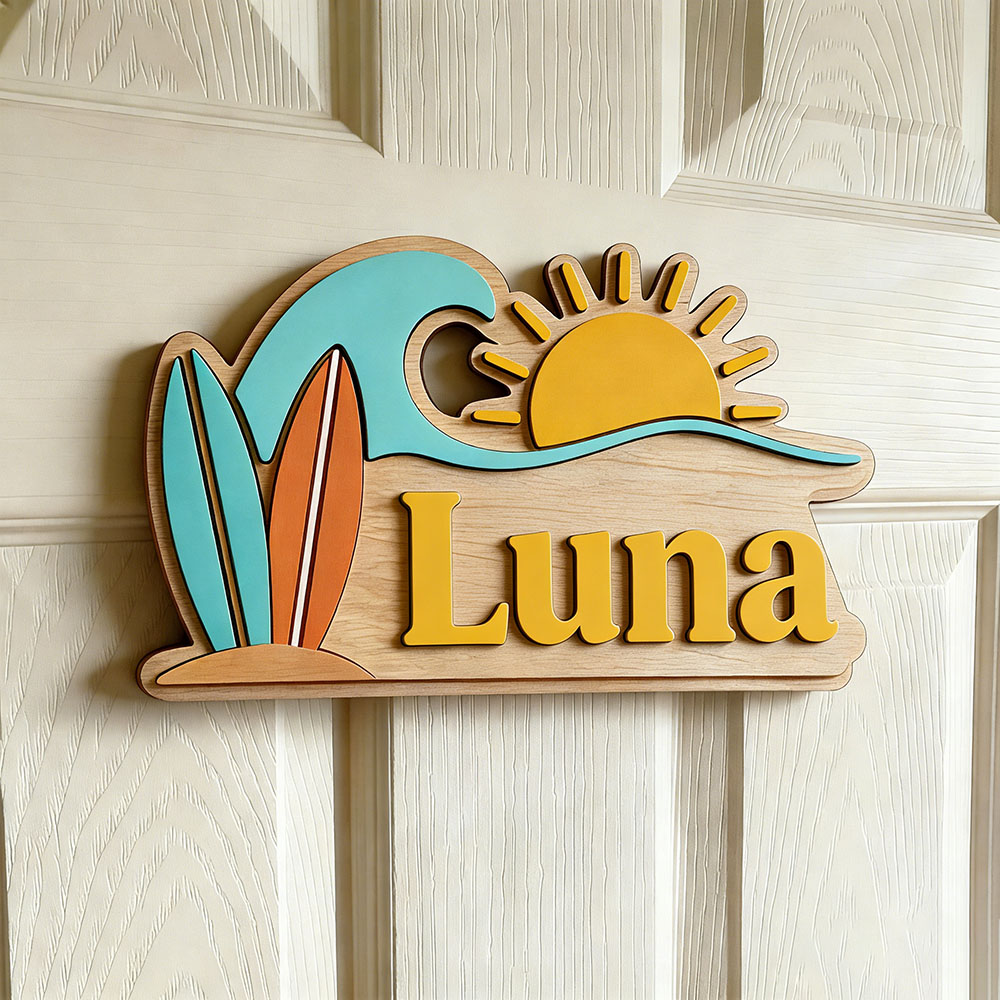Custom Beach Wave Surfboard Su - đánh giá và giá Baby Nursery Ocean