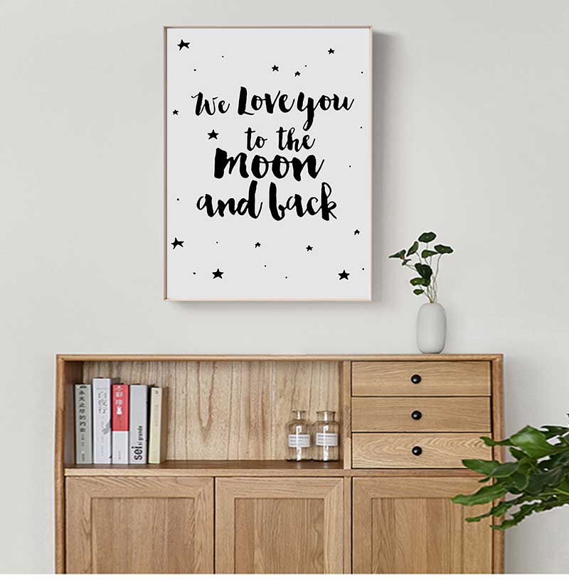 Sign Poster Stars Nursery Canv - đánh giá và giá Baby Nursery Picture Frames