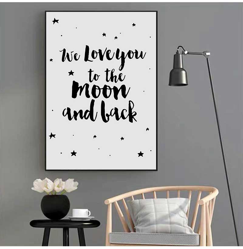 Sign Poster Stars Nursery Canv - đánh giá và giá Baby Nursery Picture Frames