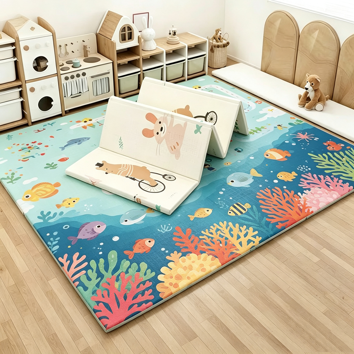 Foldable Non-Toxic Children's  - đánh giá và giá Baby Nursery Games