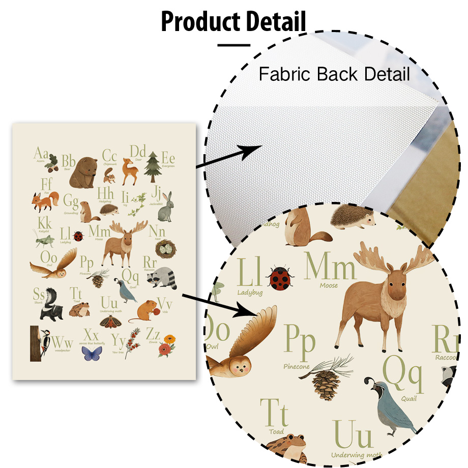 1pc frameless Cute Rabbit Fox  - đánh giá và giá Baby Nursery Fabric