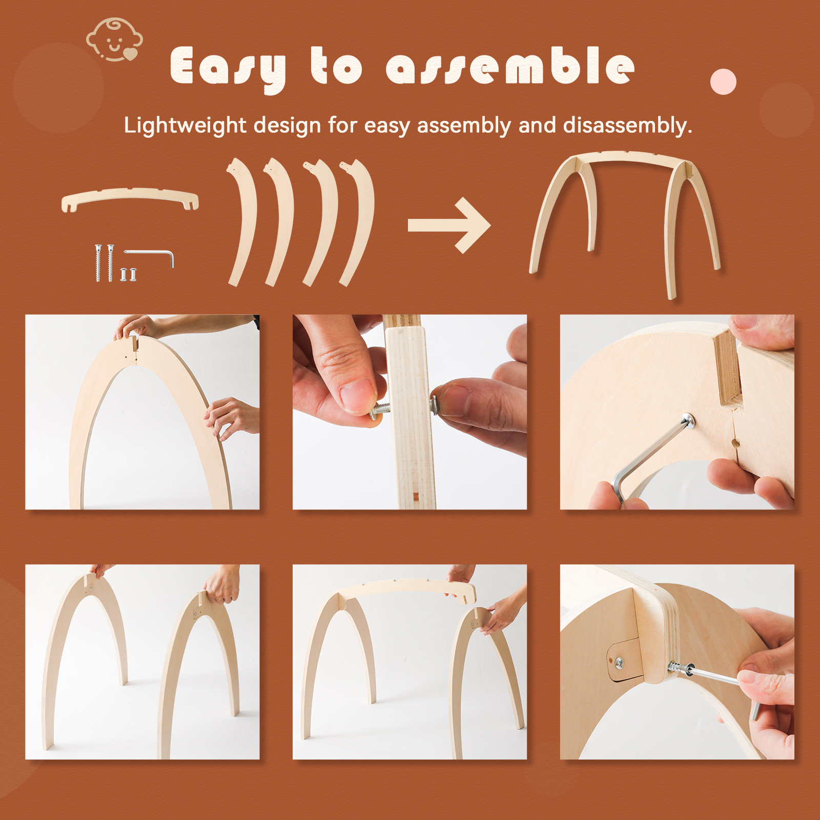 Baby Wooden Toys Play Gym Ordi - đánh giá và giá Baby Nursery Game