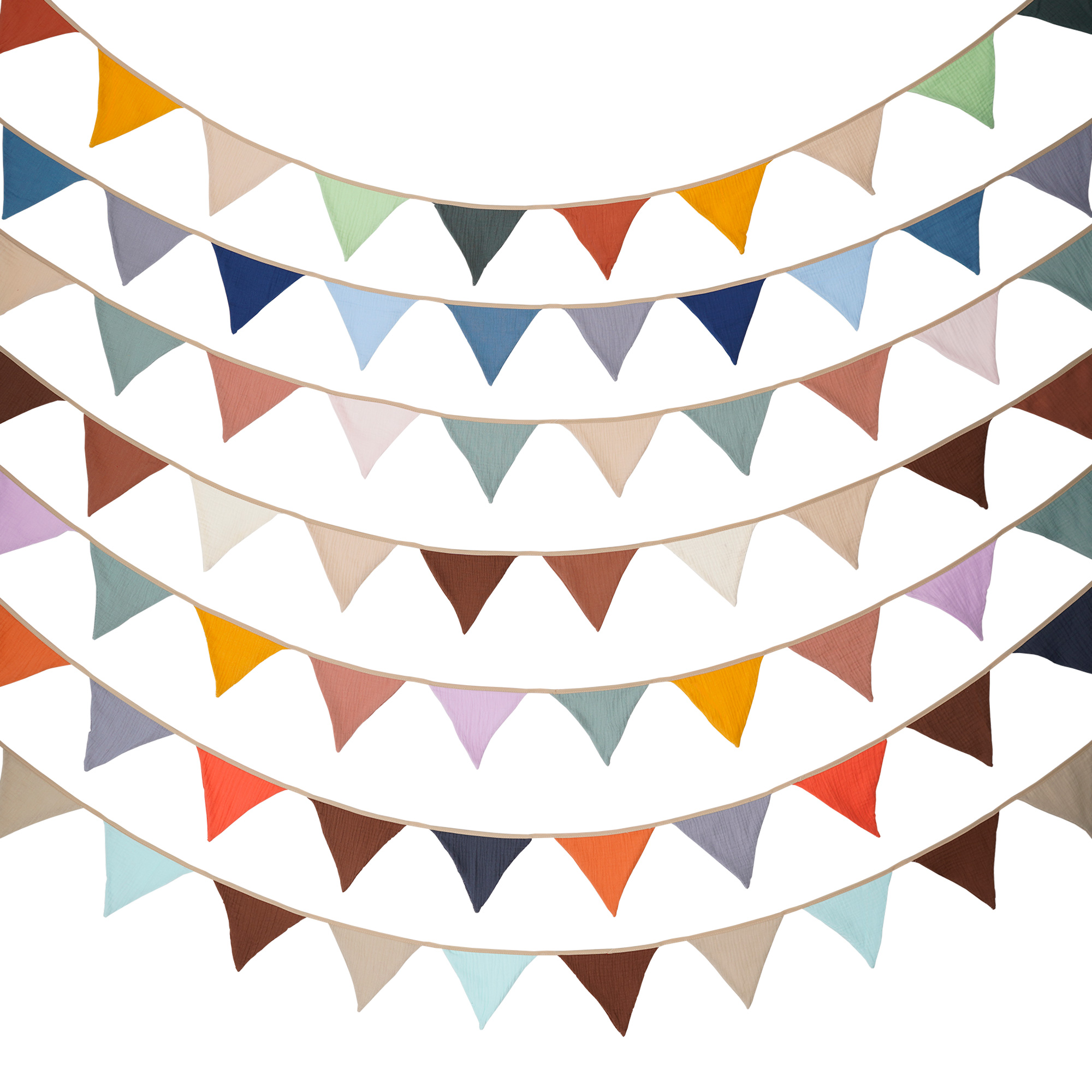 2.6M Nursery Fabric Bunting 10 - đánh giá và giá Baby Nursery Fabric
