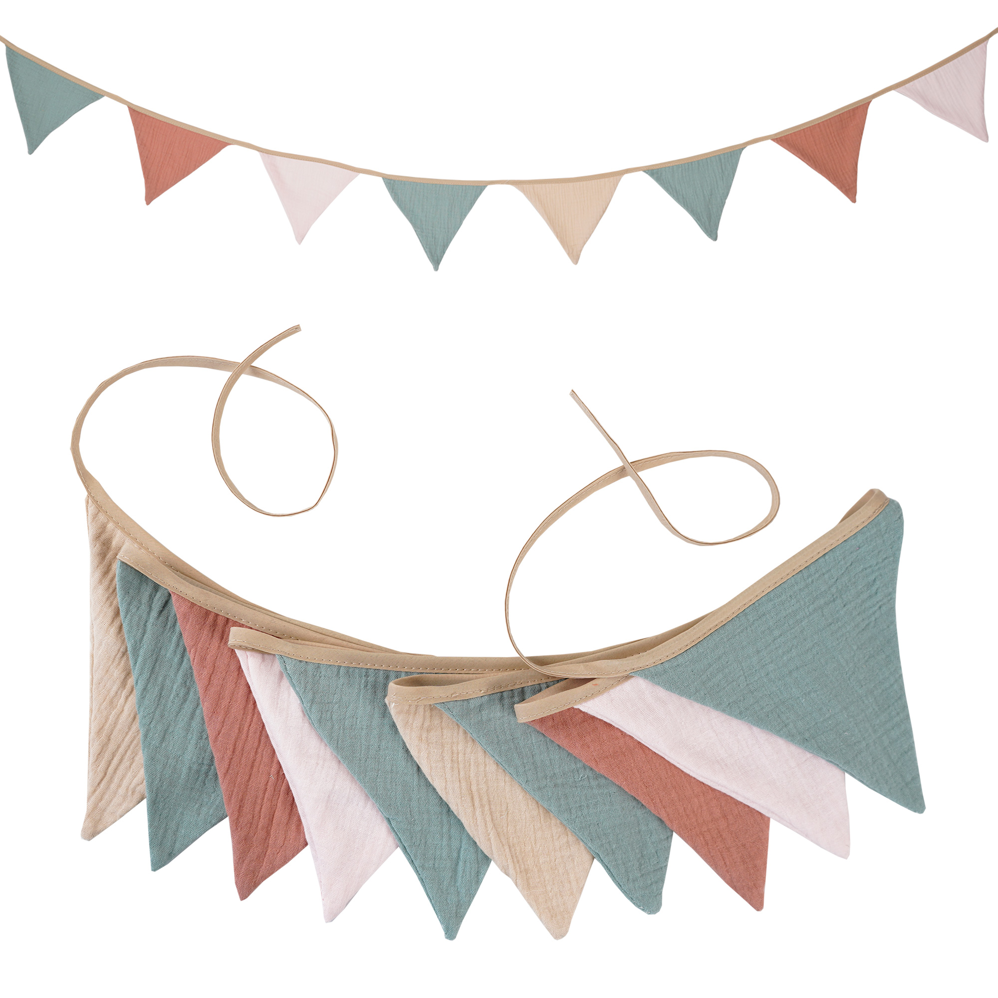 2.6M Nursery Fabric Bunting 10 - đánh giá và giá Baby Nursery Fabric