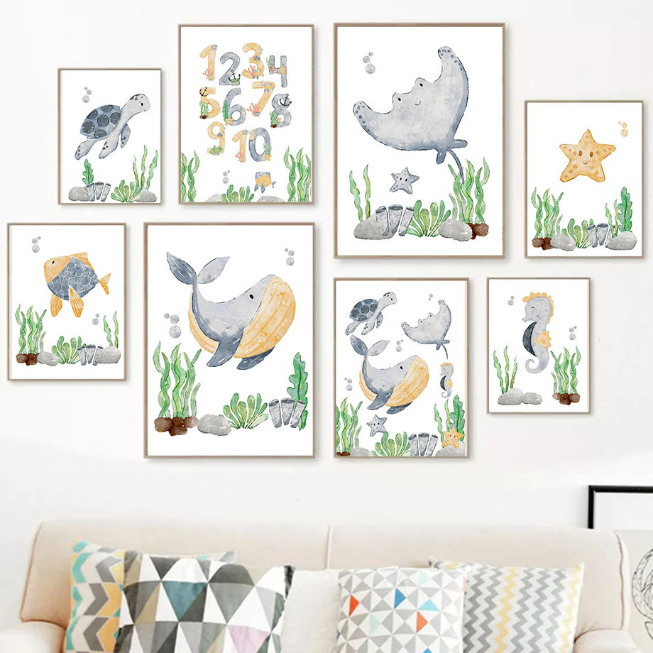 Devilfish Whale Seahorse Turtl - đánh giá và giá Baby Nursery Ocean