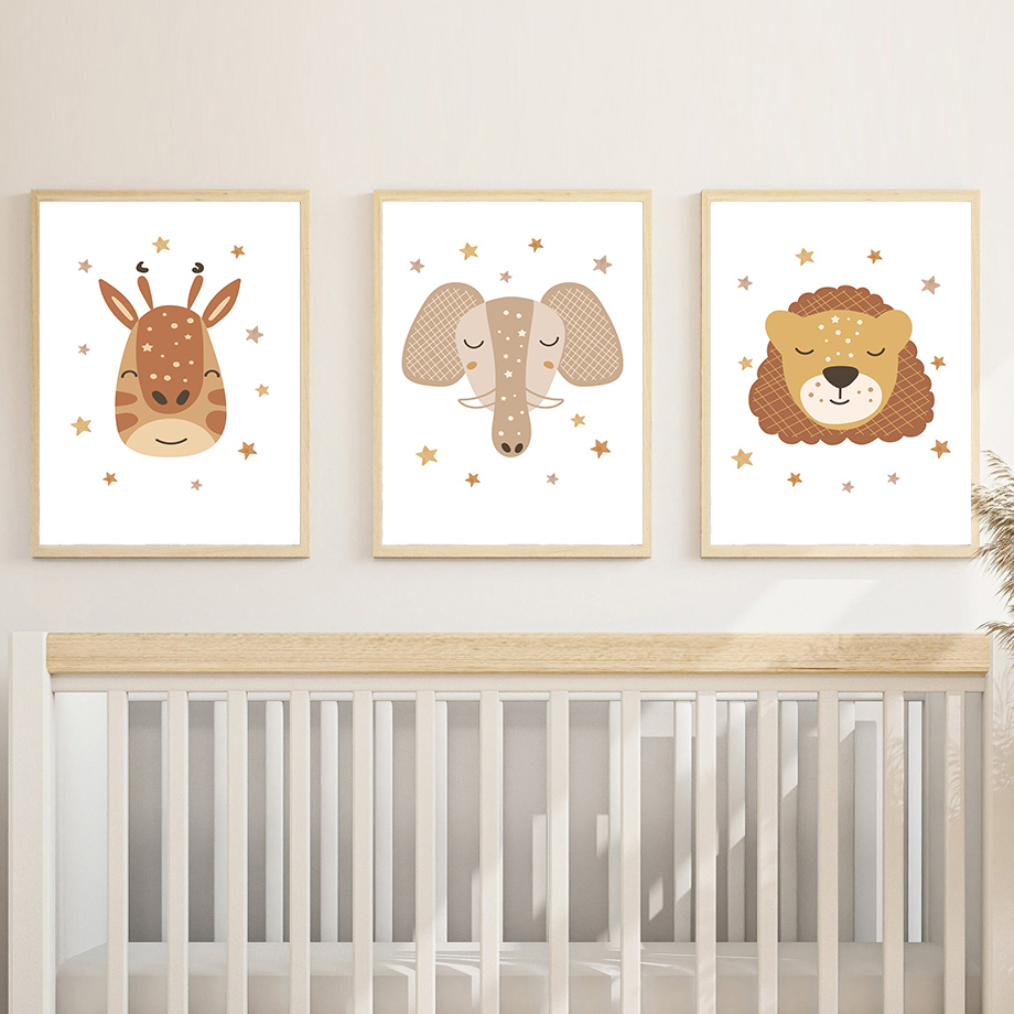 Boho Nursery Wall Art Neutral  - đánh giá và giá Baby Nursery Gender Neutral