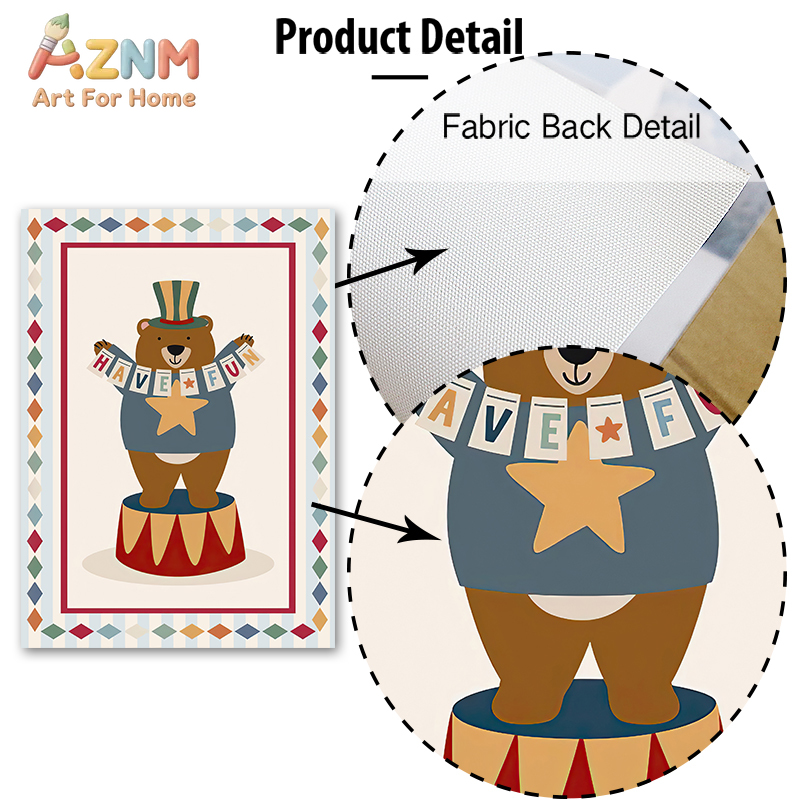 Circus Bear Magician Dog Quote - đánh giá và giá Baby Nursery Needs