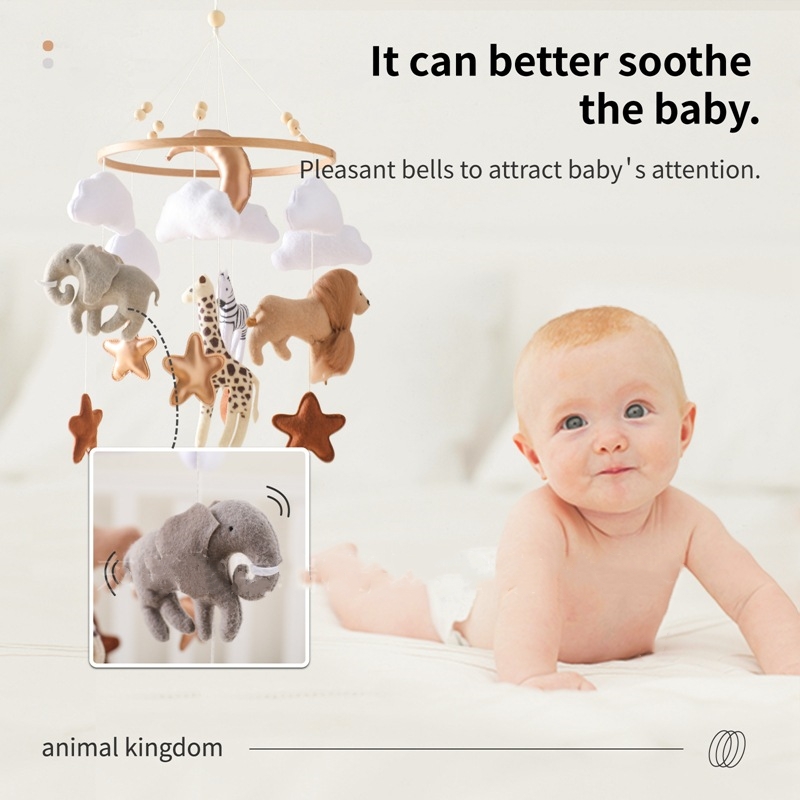 Hot Sale Nordic Handmade Felt  - đánh giá và giá Baby Nursery Bed