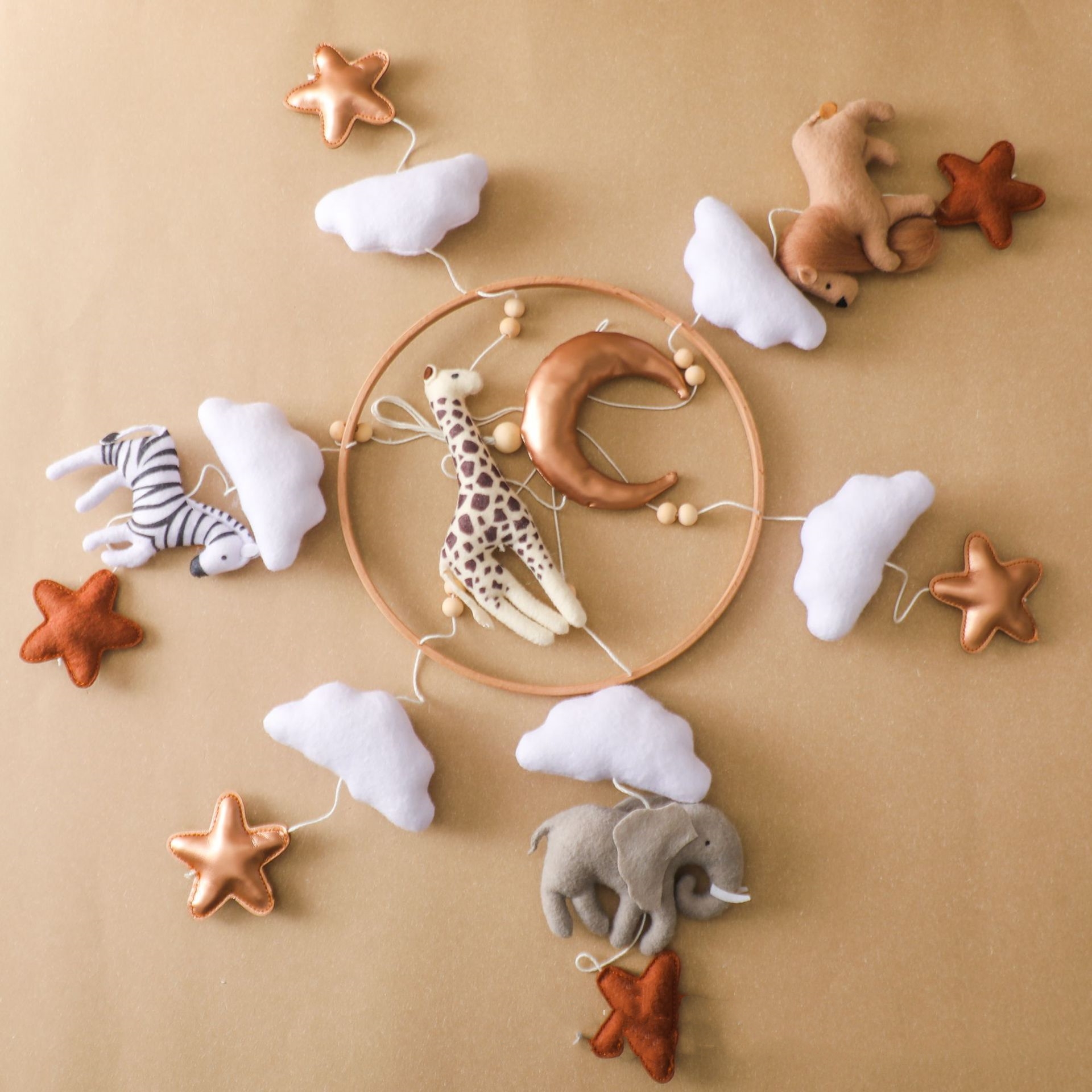 Hot Sale Nordic Handmade Felt  - đánh giá và giá Baby Nursery Bed