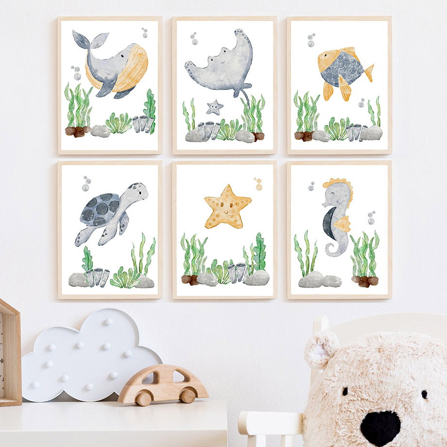 Devilfish Whale Seahorse Turtl - đánh giá và giá Baby Nursery Ocean