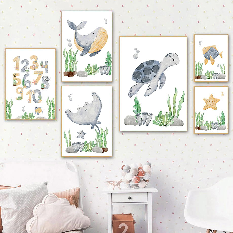 Devilfish Whale Seahorse Turtl - đánh giá và giá Baby Nursery Ocean