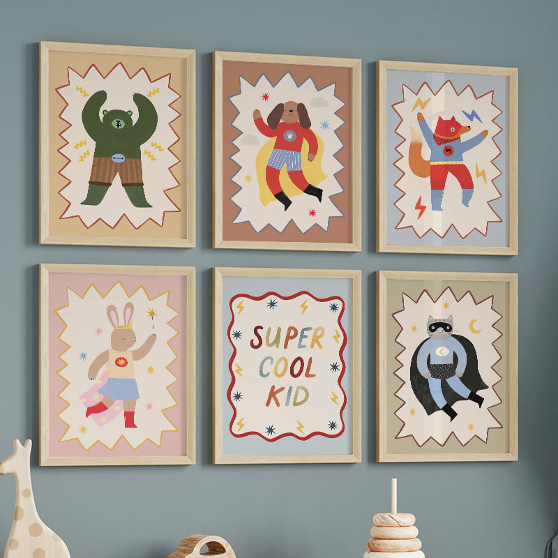 Funny Cartoon Super Cool Kid N - đánh giá và giá Baby Nursery Needs